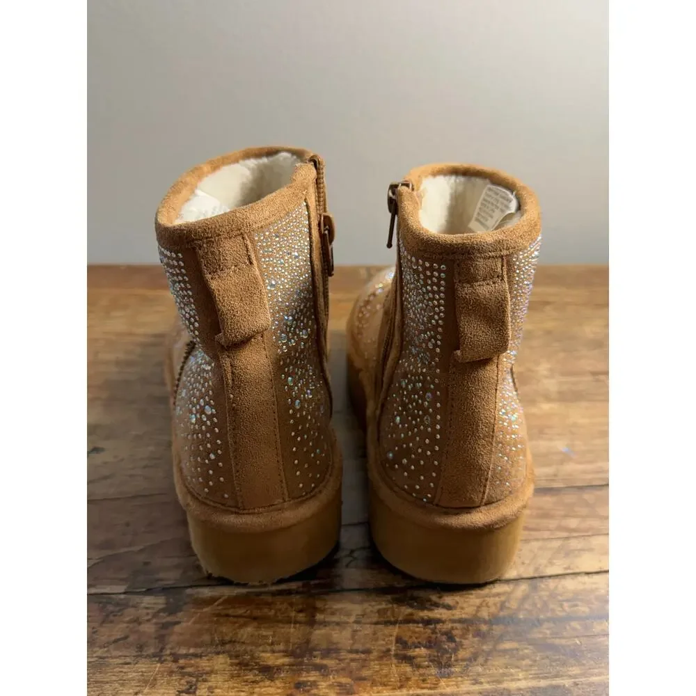Madden NYC Girls Platfrom jeweled Boots size 1
